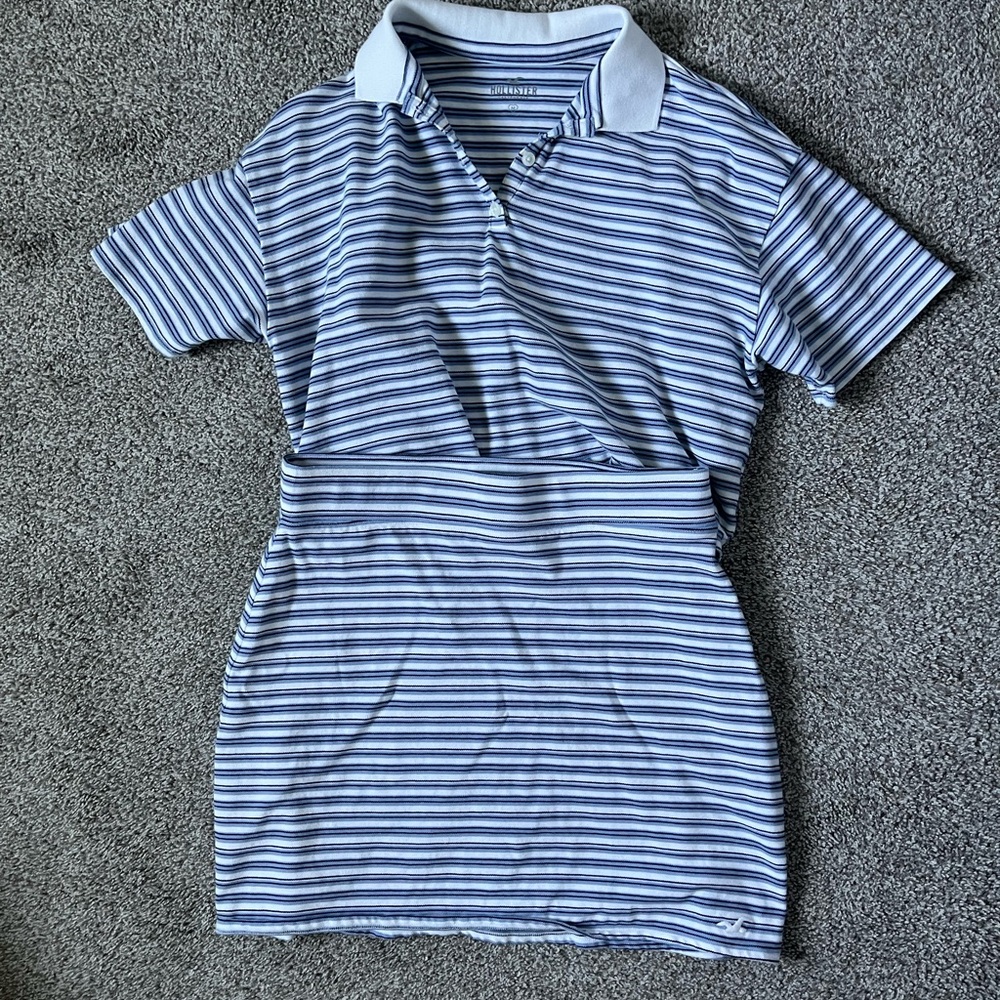 Hollister two piece polo and skirt
